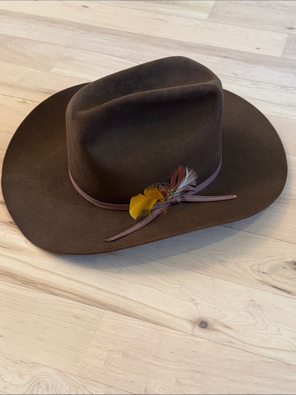 Vintage Resistol Self Conforming XXX Beaver Cowboy Western Hat Men's 6 7/8-Read